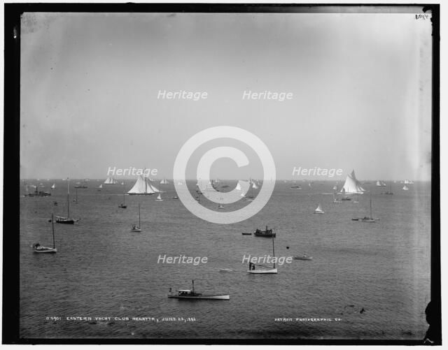 Eastern Yacht Club regatta, 1886 June 26. Creator: Unknown.
