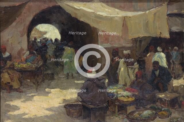 'Eastern bazaar scene', 1880-1936. Artist: Terrick Williams
