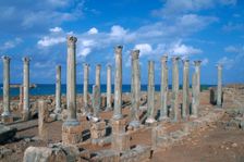 Eastern Church, Apollonia, Libya. Creator: Vivienne Sharp