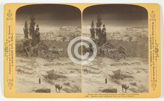 Eastern end of Mount Zion or City of David, 1893. Creator: Henry Hamilton Bennett.