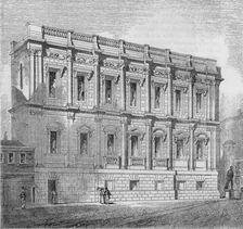 Eastern Front of the Banqueting room, Whitehall 1835, (1845). Artist: John Jackson