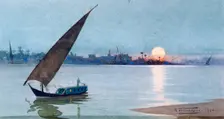 Eastern Lake, Egypt 1892. Artist: Robert Talbot Kelly