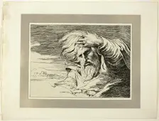 Eastern Patriarch, from the first issue of Specimens of Polyautography, 1803. Creator: James Barry