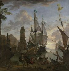 Eastern Seaport, 1675. Creator: Hendrick van Minderhout