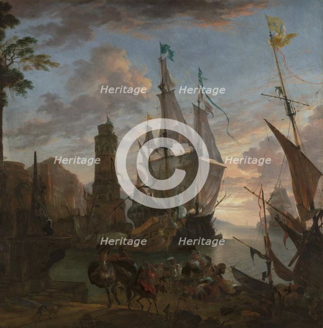Eastern Seaport, 1675. Creator: Hendrick van Minderhout.