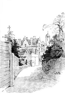 Eastwell Park: a corner of the house, 1895. Creator: Unknown