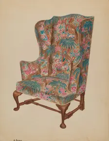 Easy Chair, 1937. Creator: Arthur Johnson