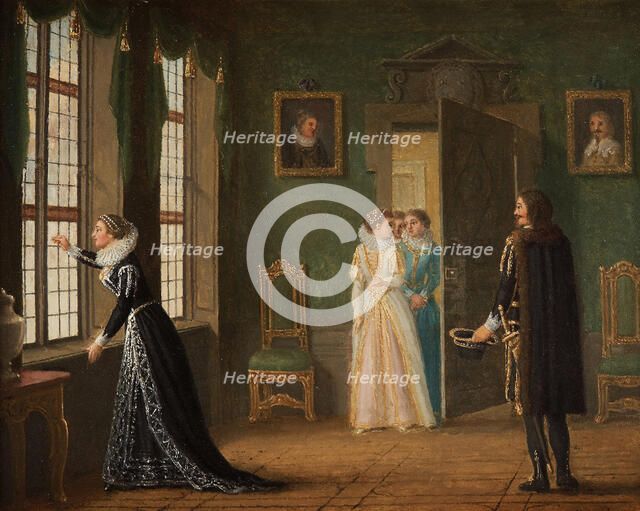 Ebba Brahe's betrothal to Jacob de la Gardie. Creator: Hilleström, Pehr (1732-1816).