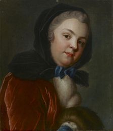 Ebba Margareta Ribbing af Zernava, c1750. Creator: Olof Arenius