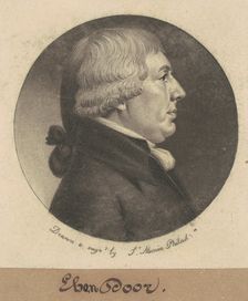 Ebenezer Dorr, 1800. Creator: Charles Balthazar Julien Févret de Saint-Mémin