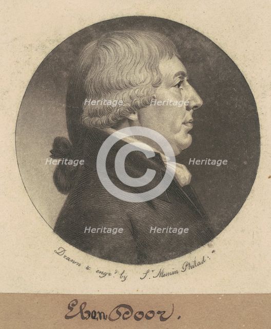 Ebenezer Dorr, 1800. Creator: Charles Balthazar Julien Févret de Saint-Mémin.
