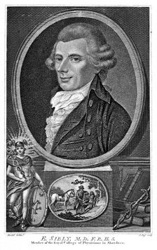 Ebenezer Sibly, British astrologer and physician, late 18th century. Creator: Unknown