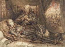 Eberhard von Württenberg mourning his son, 1805-1858. Creator: Ary Scheffer