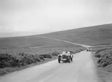 EC Haesendonck's MG PB competing at the MCC Torquay Rally, July 1937. Artist: Bill Brunell
