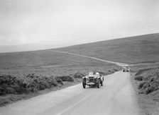 EC Haesendonck's MG PB competing at the MCC Torquay Rally, July 1937. Artist: Bill Brunell
