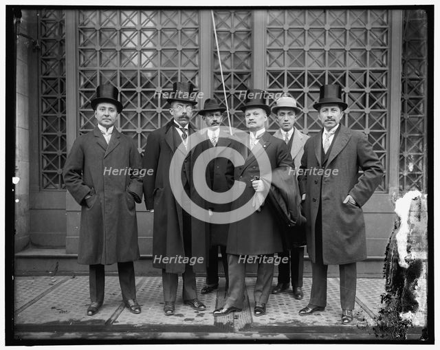 Ecuador delegation, between 1910 and 1920. Creator: Harris & Ewing.