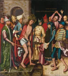 Ecce Homo, 1501. Creators: Hans Holbein the Elder, Jesus Christ