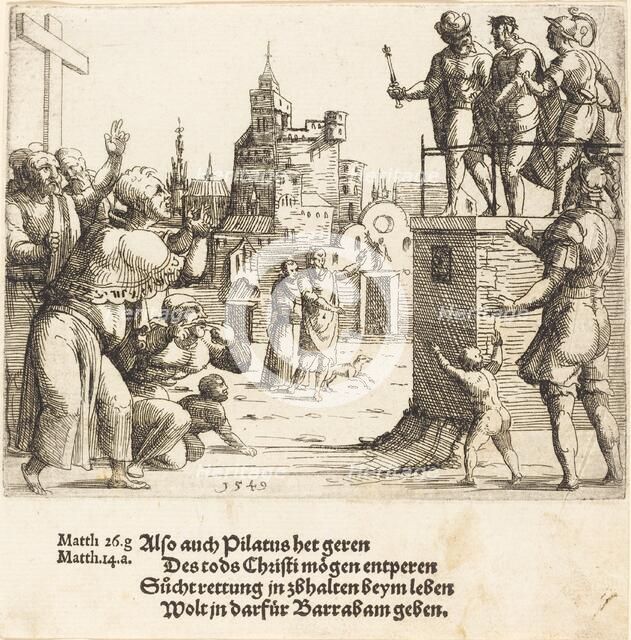 Ecce Homo, 1549. Creator: Augustin Hirschvogel.