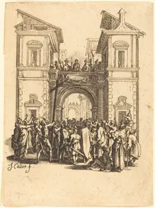 Ecce Homo, c. 1624/1625. Creator: Jacques Callot