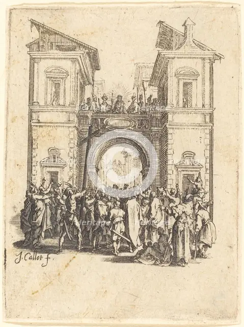 Ecce Homo, c. 1624/1625. Creator: Jacques Callot.