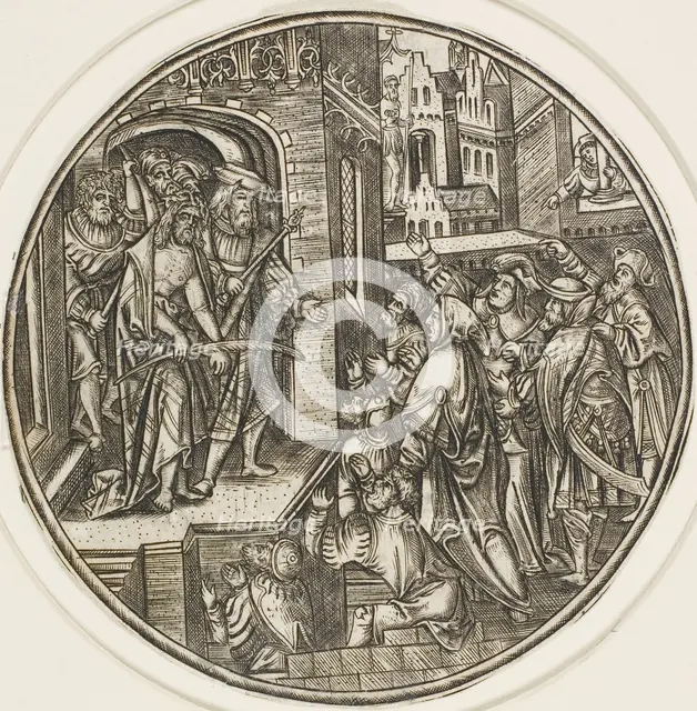 Ecce Homo, from The Passion, 1500/25. Creator: Master S.