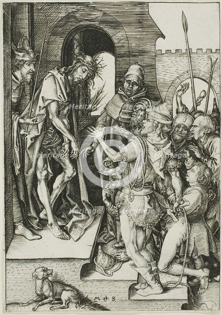 Ecce Homo, from The Passion, c. 1480. Creator: Martin Schongauer.