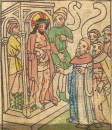 Ecce Homo [verso], c. 1440/1450. Creator: Unknown