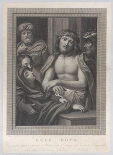 Ecce Homo, with Pontius Pilate behind him at left, the Virgin fainting at lower left,..., 1783-1812. Creator: Stefano Tofanelli