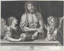 Ecce Homo with three angels, 1634-86. Creator: Gilles Rousselet