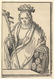 Ecclesia Christi (Faith), from the series of Sibyls, ca. 1530. Creator: Lucas van Leyden