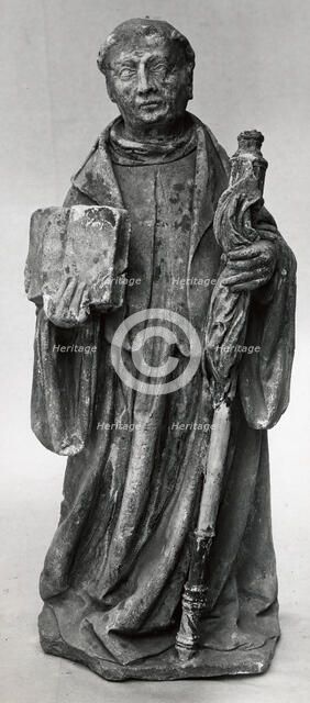 Ecclesiastical Figure, French, 15th century. Creator: Unknown.