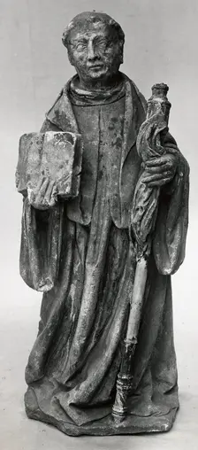 Ecclesiastical Figure, French, 15th century. Creator: Unknown