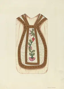 Ecclesiastical Vestment, c. 1937. Creator: Syrena Swanson
