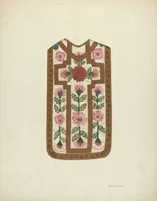 Ecclesiastical Vestment, c. 1939. Creator: Syrena Swanson