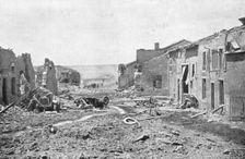 Echec a l'ennemi; La rue principale de Fleury-devant-Douaumont, ou nous..., 1916 (1924) Creator: Unknown