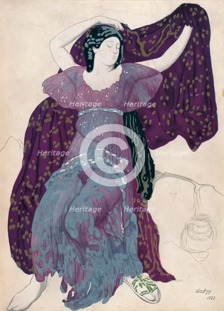 'Echo Abandonée', 1922, (1923). Artist: Leon Bakst.