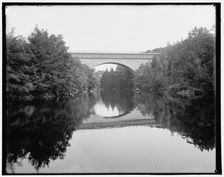 Echo Bridge, Charles River, Newton, Mass., c1901. Creator: Unknown