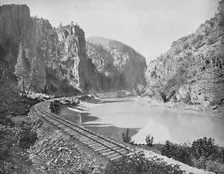 Echo Cliffs, Canyon of the Grand River, Colorado c1897. Creator: Unknown