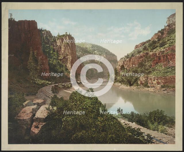 Echo Cliffs, Grand River Canyon, Colo., c1914. Creator: William H. Jackson.
