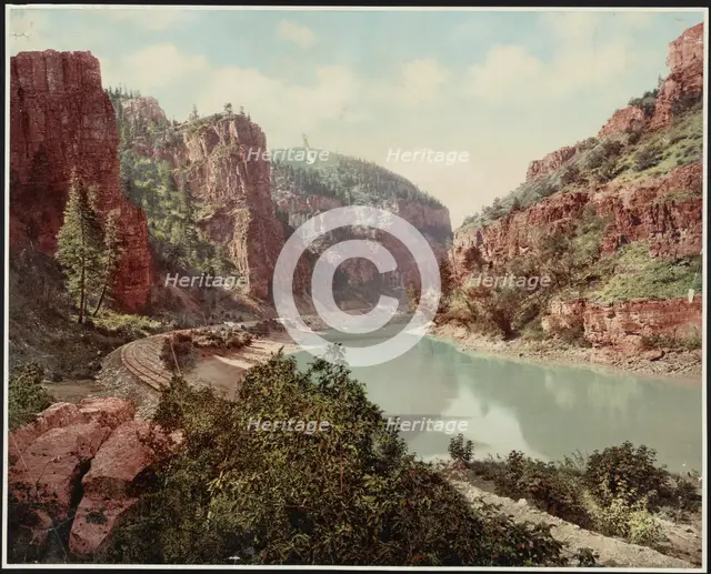 Echo Cliffs, Grand River Canyon, Colorado, c1900. Creator: William H. Jackson.