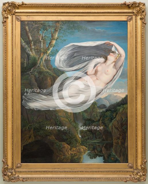 Echo Flying from Narcissus, between 1795 and 1798. Creator: Guy Head.