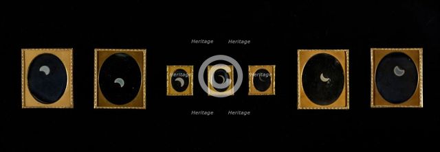 Eclipse of the Sun, 1854. Creators: Frederick Langenheim, William Langenheim.