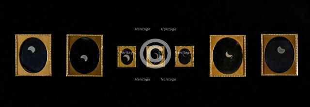 Eclipse of the Sun, 1854. Creators: Frederick Langenheim, William Langenheim.