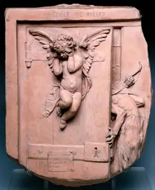 Ecole de filles, 1881. Creator: Pierre Eugene Emile Hebert