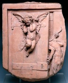 Ecole de filles, 1881. Creator: Pierre Eugene Emile Hebert