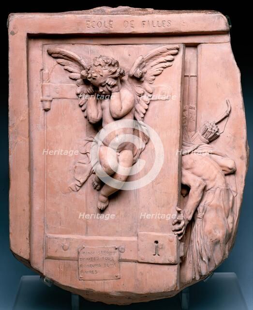 Ecole de filles, 1881. Creator: Pierre Eugene Emile Hebert.