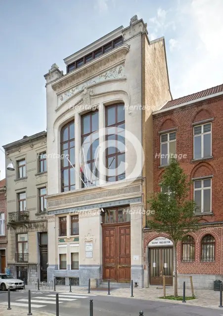 Ecole Josaphat, facing 30 Rue de la Ruche, (1907), c2014-2017. Artist: Alan John Ainsworth.