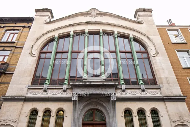 Ecole Josaphat, facing 30 Rue de la Ruche, (1907), c2014-2017. Artist: Alan John Ainsworth.