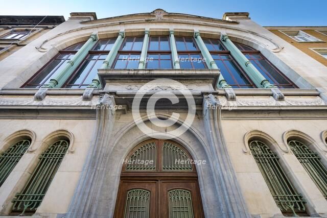 Ecole Josaphat, facing 30 Rue de la Ruche, (1907), c2014-2017. Artist: Alan John Ainsworth.