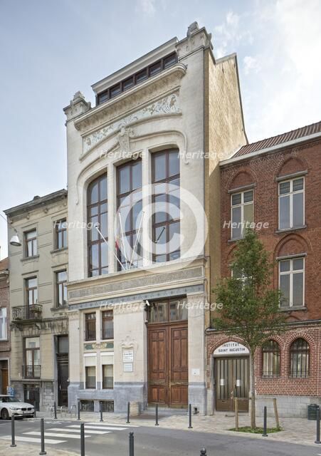 Ecole Josaphat, facing 30 Rue de la Ruche, (1907), c2014-2017. Artist: Alan John Ainsworth.